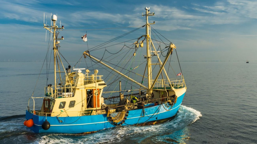 Fischerboot auf der Nordsee