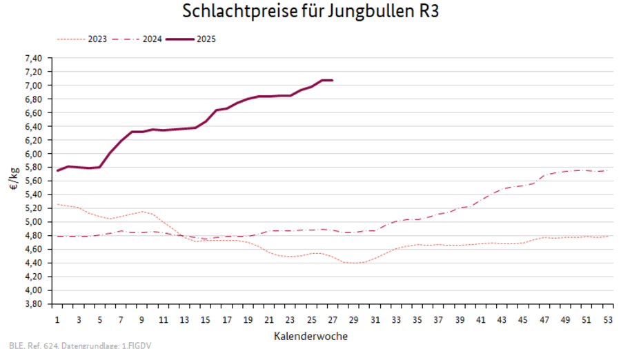 Preisverlauf Schweine E