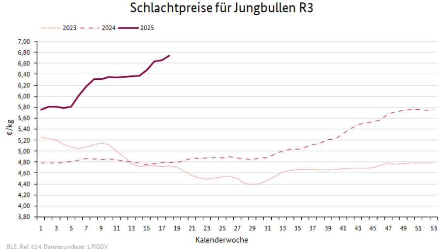 Preisverlauf Schweine E