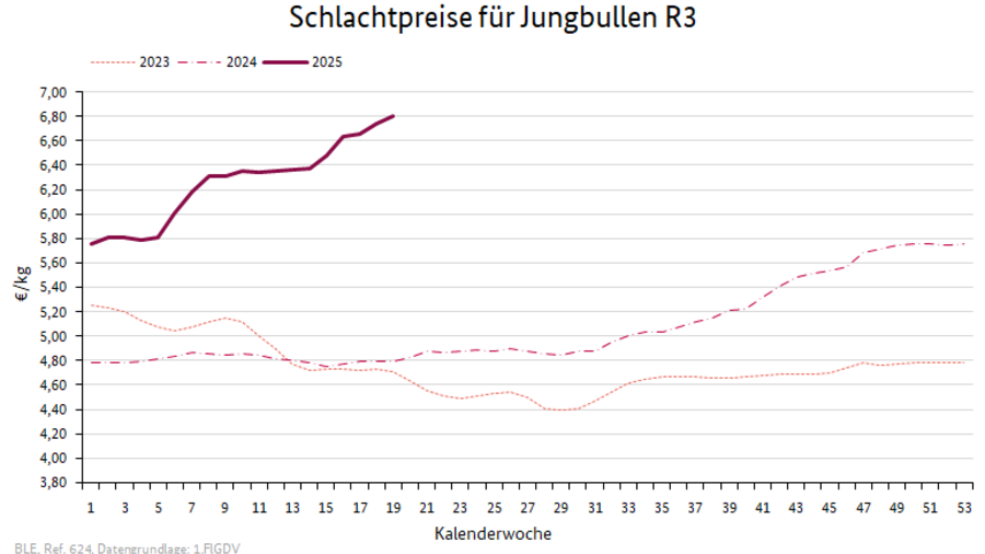 Preisverlauf Schweine E