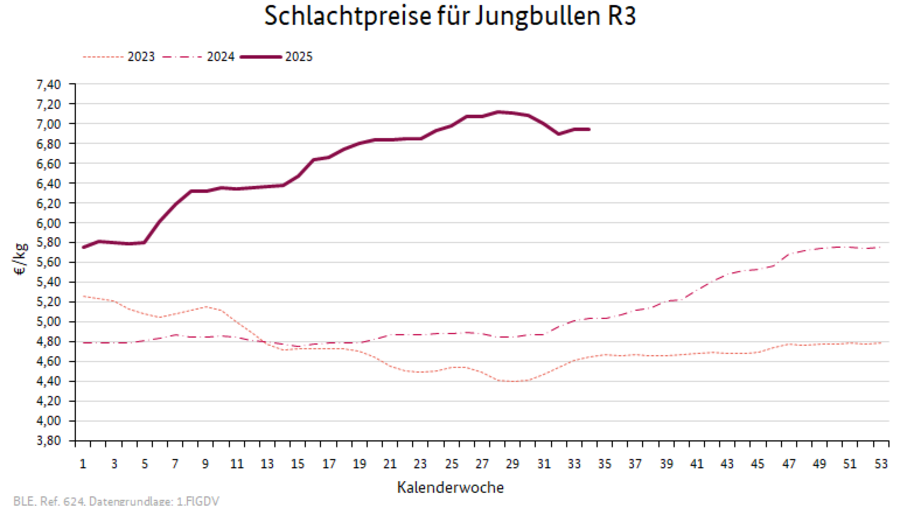 Preisverlauf Schweine E