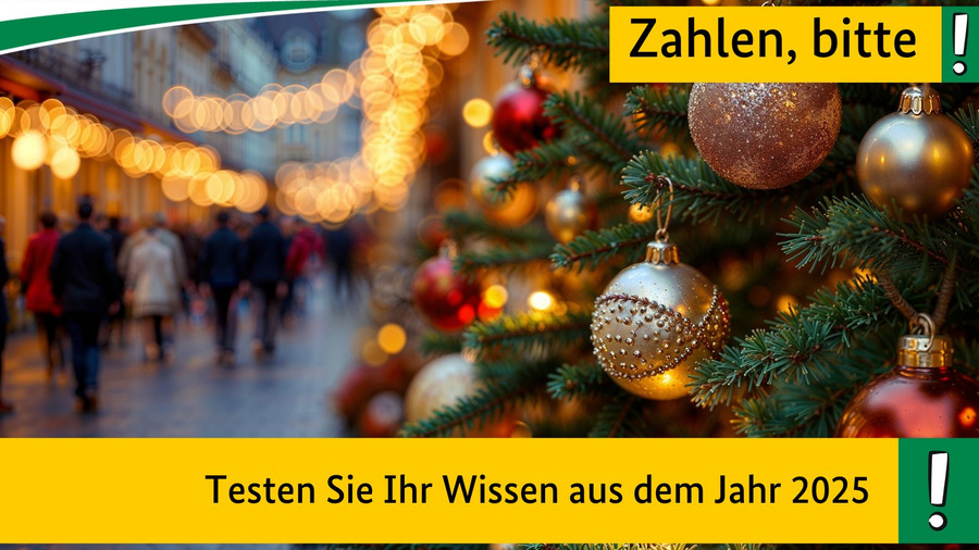 Zahlen, bitte! Testen Sie Ihr Wissen aus dem Jahr 2025!